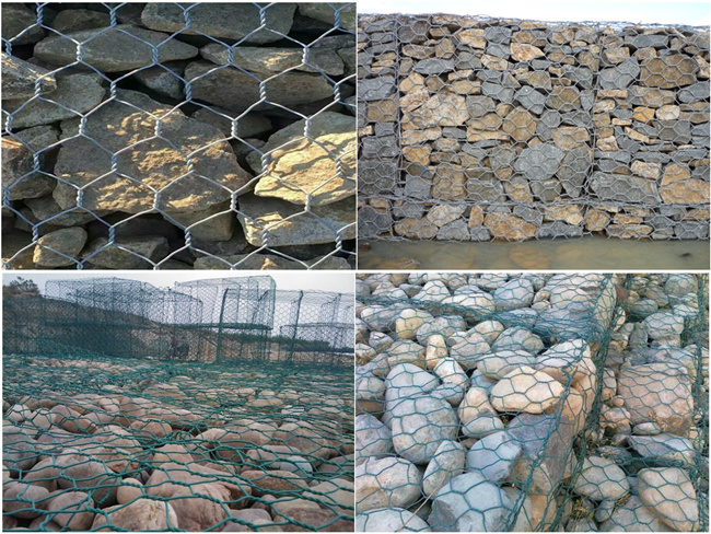 Hexagonal Gabion Stone Cages Rock Mesh Retaining Wall 2 7 4 0mm
