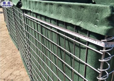 Strong Military Sand Wall Type HESCO Military Barriers Gabion Basket