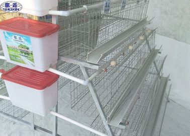 Metal Poultry Layer Chicken Cage , Poultry Layer Cage Anti - Rust Feature