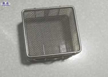 Medical Disinfection Stainless Steel Wire Mesh Baskets Corrosion Resistant