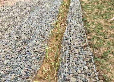 Welded Wire Mesh Netting Gabions Fencing For Retaining Walls , Gabion Wall Baskets