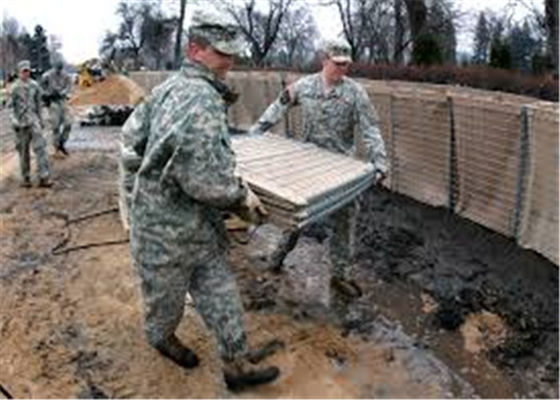 76.2×76.2mm Military Barrier With Geotextile Fabric