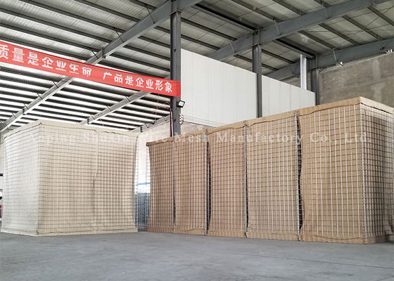 Sand Color Hesco MIL19 Defensive Barriers For Military