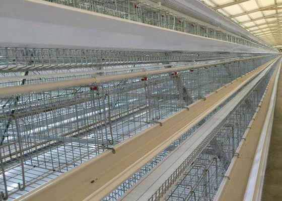 Q235 Automatic 3 Tiers A Type Layer Cage Galvanized