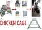 High Durability 96birds Galvanized Layer Chicken Cage Suitable For Farm