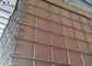 Collapsible Metal Gabion Box Security Barrier 300gsm Sand Color OEM Service
