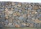 Durable Wire Mesh Stone Retaining Wall , Gabion Wall Baskets For Civil Construction