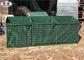 Green HDP Galvanized Military Hesco Barriers for Temporary Fortifications