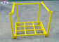 Powder Coated Steel Stacking Racks , Warehouse Stackable Pallet Racks For Wheat
