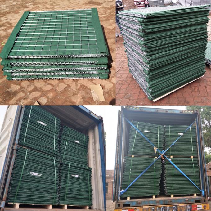 4.0mm Security Sandbag Barrier For Military Fortification Welding