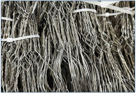 MZP Low Visibility Wire Obstacle 0.5-0.9mm Tank Defense Mesh 3