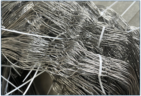 MZP Low Visibility Wire Obstacle 0.5-0.9mm Tank Defense Mesh 4