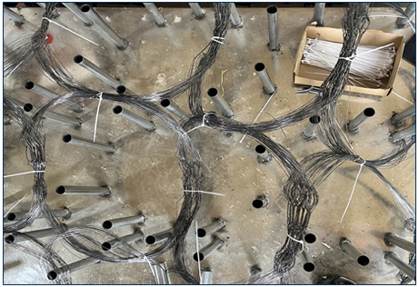 MZP Low Visibility Wire Obstacle 0.5-0.9mm Tank Defense Mesh 5