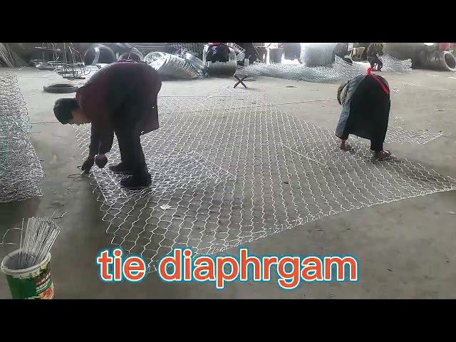 Anti Rust 6m Galvanized Gabion Basket Mattress Retaining Wall