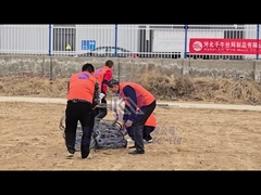 The video of the tank barrier mesh product unfolding