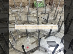 Tank Barrier Net Wound Tank Tracks Battlefield Twine Wire Mesh for Invisible Drone Fence Woven Technique Obstacle