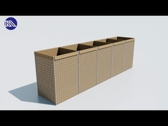 Mil 1 1.37mx1.06mx10m Hesco Barriers Defensive Bastions For Flood Control Military Fortifications