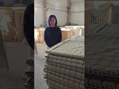 Defensive Bastion Barriers/River Protection Barriers with Green/Sand Geotextile