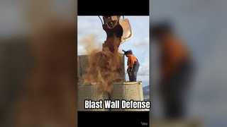 Welded Defensive Barrier for Blast Wall 5MM Wire 1*1*10M Defensive Bastion Sand Bag Wall for Sale