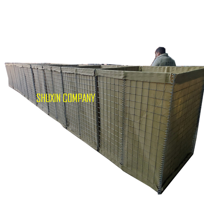 Low Carbon Steel Wire Mil 7 Military Barrier With Sand Filled