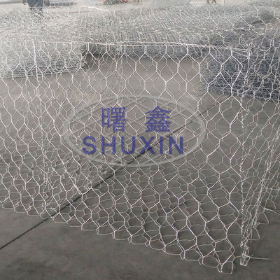 Iron Wire Mesh Gabion Baskets 1mx1m For Bridge Protection