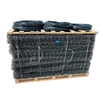 2x1x0.5m Gabion Box Hot Dip Galvanized Rock 2.2mm / 6x8cm