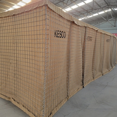 Welded Military Sand Gabion Box Wall Hesco Barrier Army Protective