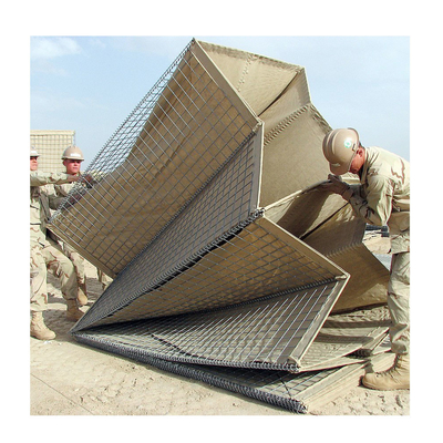 SGS Square Shape Military Defensive Barrier Gabion Barriers 300GSM  In Ghana