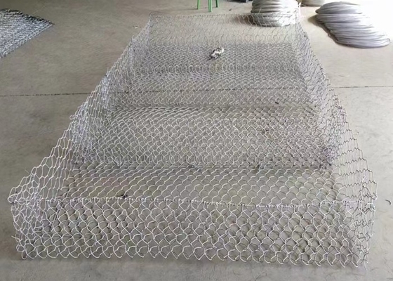 80x100mm 3mm wire galvanized hexagonal gabion basket