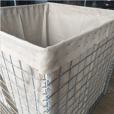 3*3 Inches Square Hole Military Hesco Bastion Barrier Folded Galvanized Welding