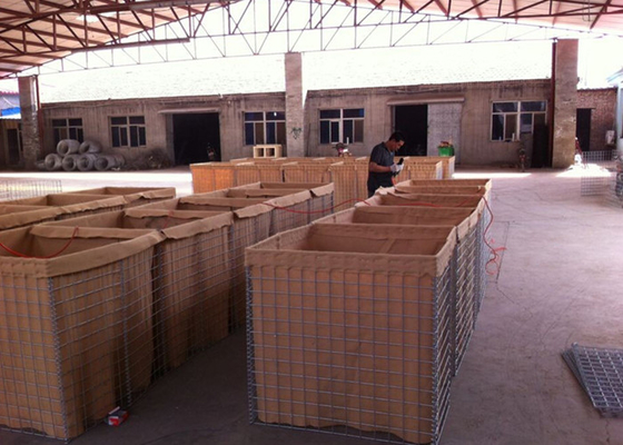 Mil 7 Galvanized Wire Defensive Barrier For Sand Wall