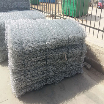 Soil Retaining Pvc Coated Gabion Baskets Mesh Size 80mm X 100mm 1.5x1x1m