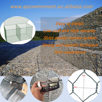 Heavy Zinc Coating Pvc Gabion Box 2x1x0.5m For Enhanced Performance