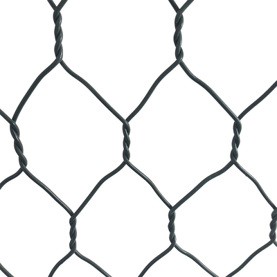 3m X 1m X 1m 4mm Pvc Coated Gabion Box Corrosion Resistance