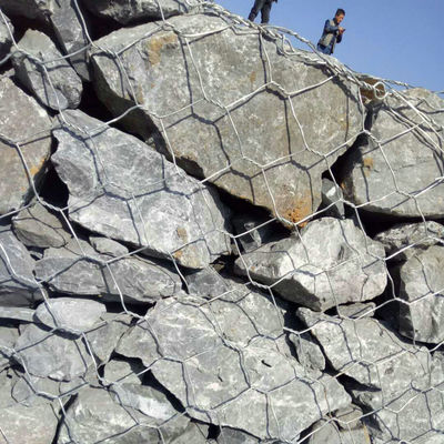Hot-Dipped Galvanized Gabion Box / Gabion Basket for River Bank Erosion Control & Flood Protection