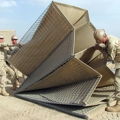 Galvanized Mil3 Sand Wall Barrier Blast Wall For Flood Mil6 Gabion Welded Defensive Barriers