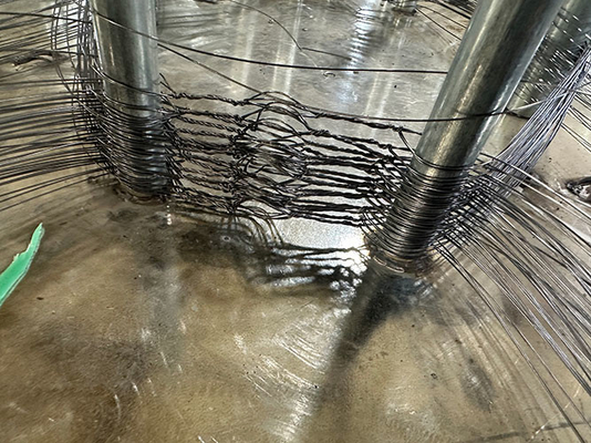 Inconspicuous Obstacles Tank Barrier Mesh Tank Track Wrapping Wire Mesh