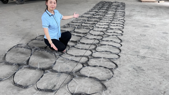 Tank Obstacle Fence Mesh Invisible Drone Net Fence Tank Barrier Wicker Fence Wire Mesh Security Putanka Barrier Ukraine