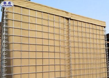 Zinc Coated Defensive Barrier Wall HESCO Bastion ISO Certification