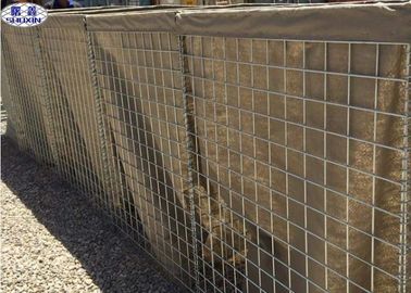 Welded Gabion Box Sand Filled Barriers High Tensile Anti - Impact Capability