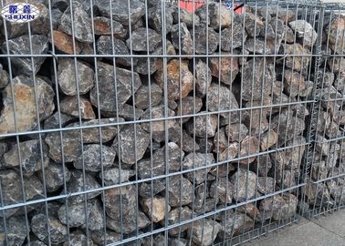 Galvanized Gabion Baskets Hot Dipped Feature For Protection Dam Base