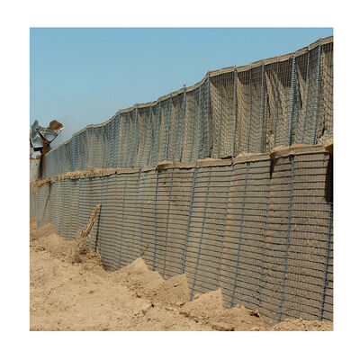 Retaining Wall Protection Galvanized 5.0mm Wire Mesh Standard Defensive Barriers In Israel