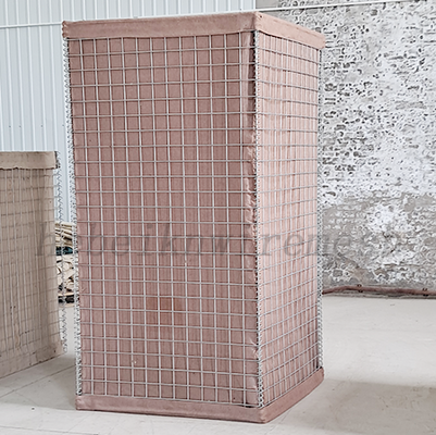 50mmx50mm Wire Mesh Heavy Duty Defensive Barrier Safety Barrier Sand Wall For Protect Fence
