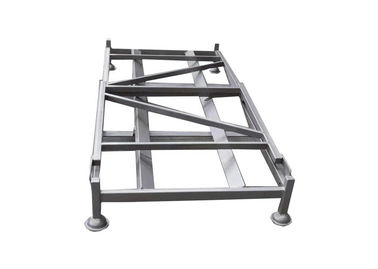 High Capacity Frame Nestainer Storage Racks , Foldable Metal Storage Shelving