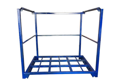 Stackable Tyre Steel Tube Pallet Stillages Boxes Cages For Warehouse