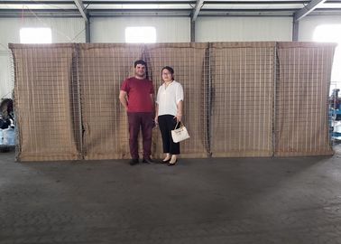 Heavy Galvanized Wire Military Sand Wall Hesco Defence Barriers