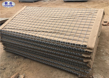 Geotextile Lined HDP Galvanized earth - filled HESCO Barrier for Military Preotection