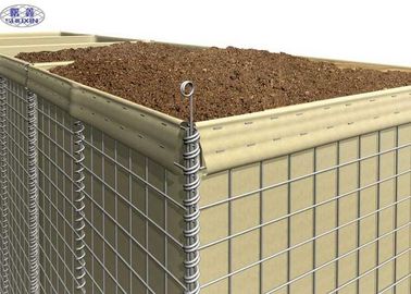 Protective Hesco Defensive Barriers Wall MIL 10 Sand Filled Barriers