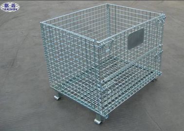 Metal Steel Wire Pallet Cages Turnover / Storage / Recycling For Goods