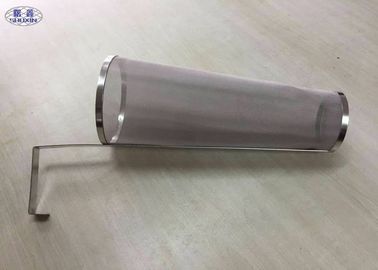 Homebrew Stainless Steel Hop Filter 300 Micron Round Cylinder For Boiling